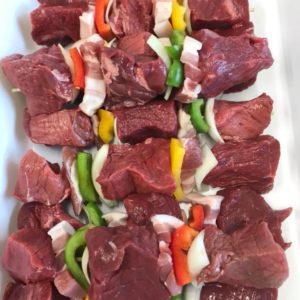 brochettes de boeuf natures